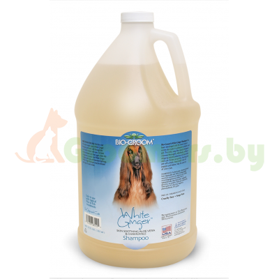 Bio-Groom - Белый Имбирь - шампунь очищающий и увлажняющий, успокаивающий раздражения с нежным ароматом имбиря, 3,78 л